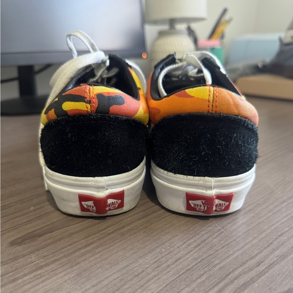 Vans Old Skool Pop Camo Orange - Size 5 - Picture 4 of 6